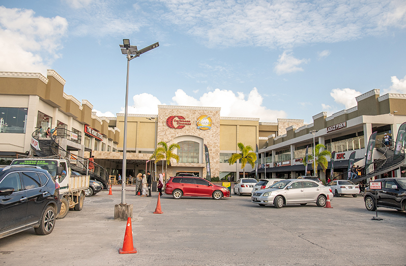 Amazonia Mall exterior in Providence, Guyana