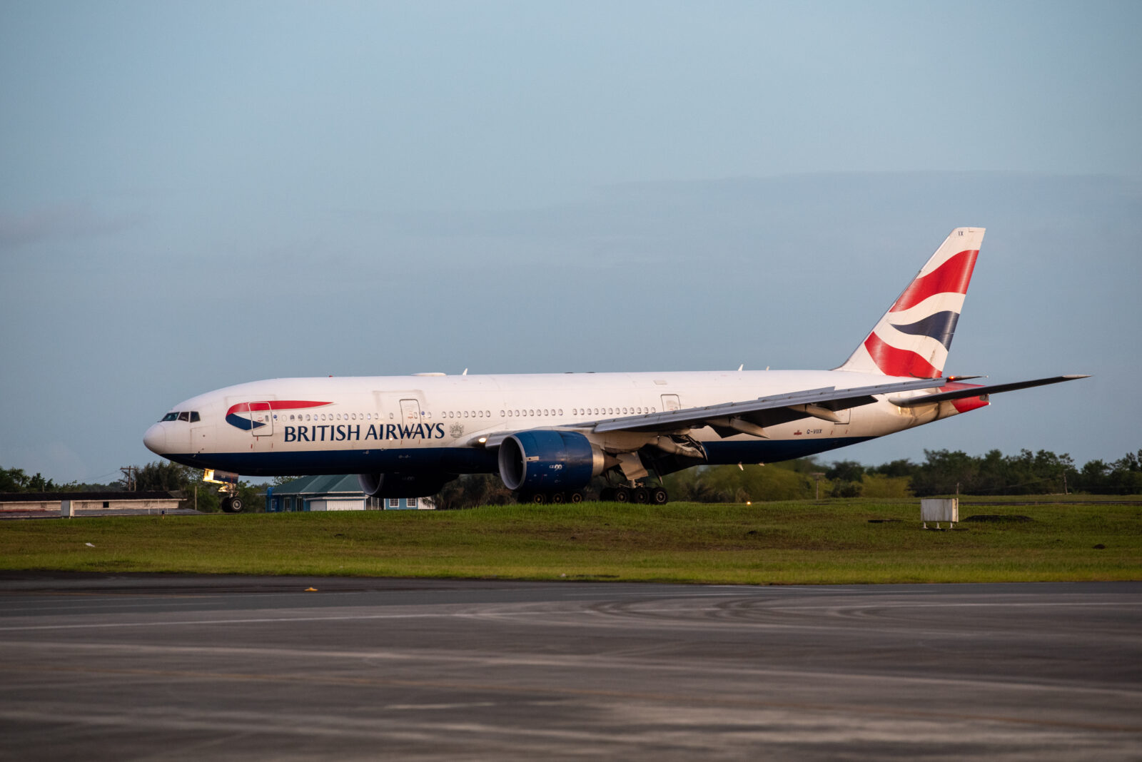 Aircraft at Cheddi Jagan International Airport, Guyana's main gateway