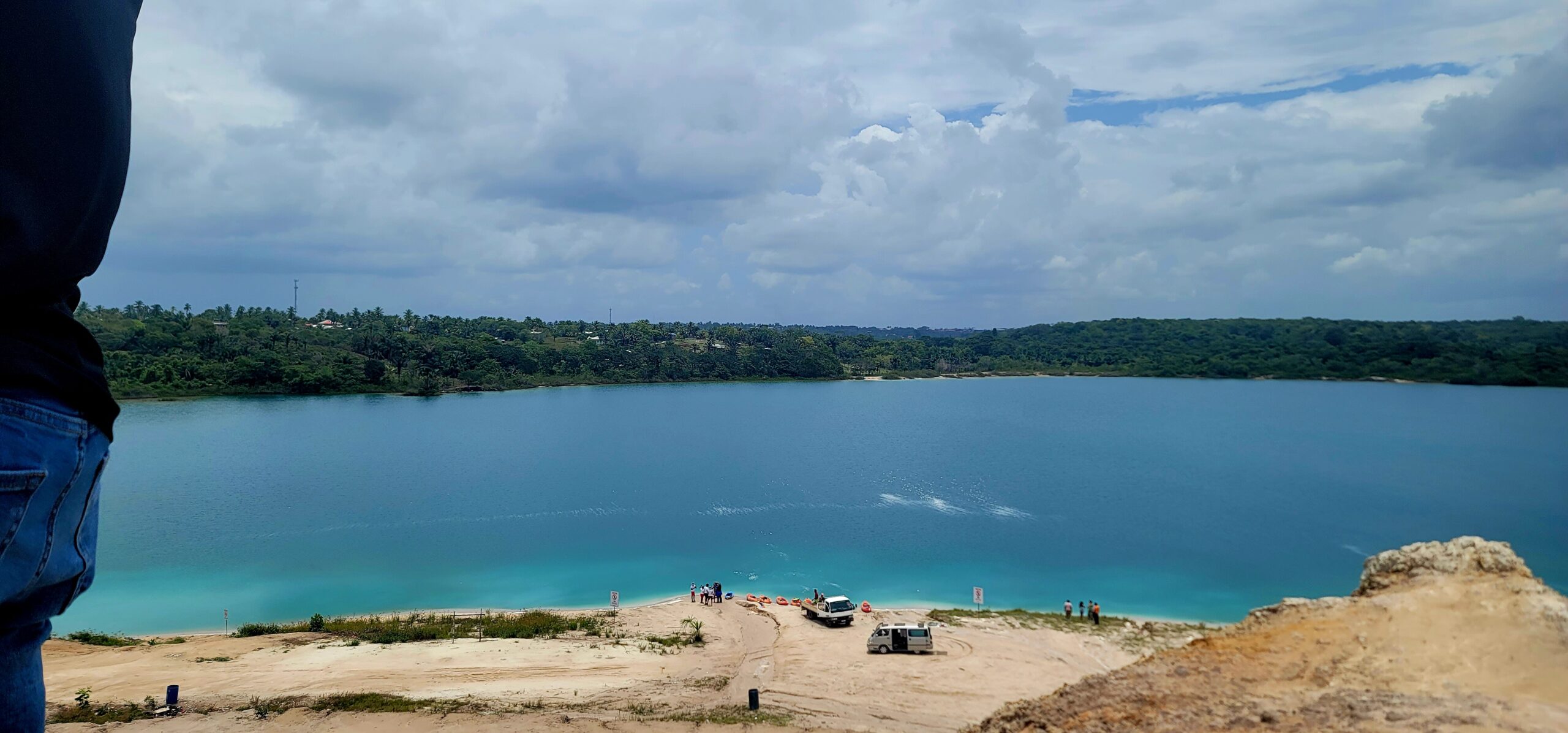 Linden bauxite mining town blue lakes